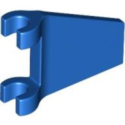 Flag 2 x 2 Trapezoid with Flared Edge - Blue