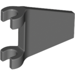 Flag 2 x 2 Trapezoid with Flared Edge - Dark Bluish Gray