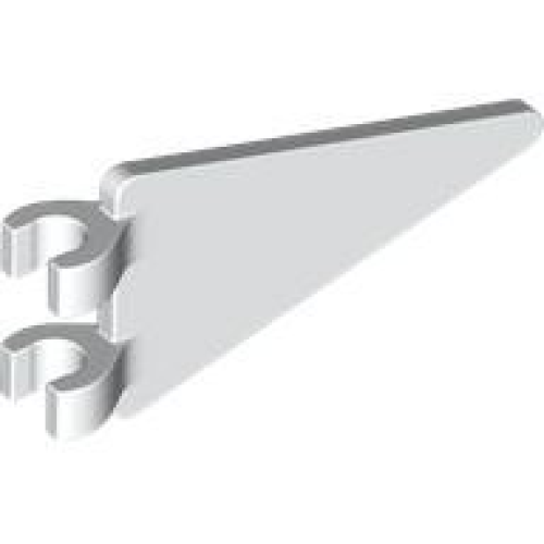 Деталь LEGO 5555 Flag 3 1/2 x 2 Triangle - White