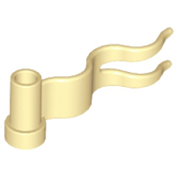 Flag 4 x 1 Wave Right - Tan