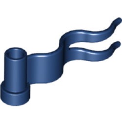 Flag 4 x 1 Wave Right - Dark Blue