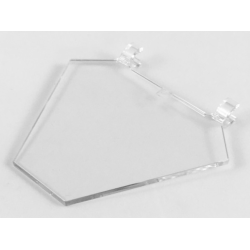 Flag 5 x 6 Hexagonal - Trans-Clear