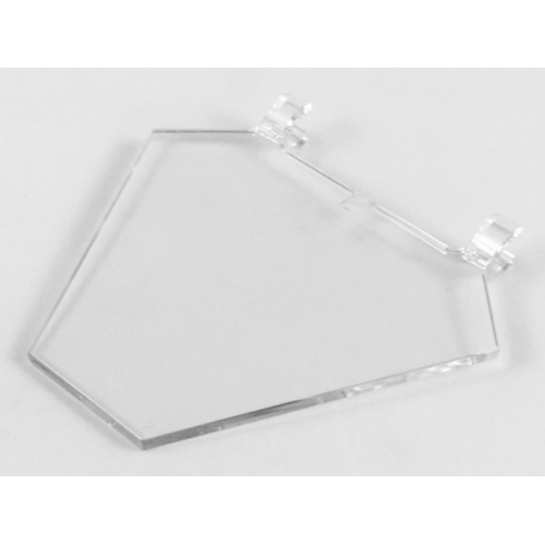Деталь LEGO x1435 Flag 5 x 6 Hexagonal - Trans-Clear