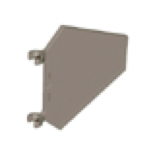 Деталь LEGO x1435 Flag 5 x 6 Hexagonal - Trans-Brown