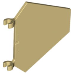 Flag 5 x 6 Hexagonal - Tan