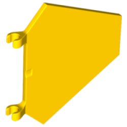 Flag 5 x 6 Hexagonal - Yellow