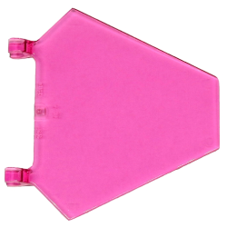 Flag 5 x 6 Hexagonal - Trans-Dark Pink