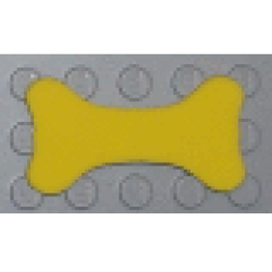 Foam Scala Bone, Large #3150 - Yellow Foam Scala Bone, Large #3150 - Yellow