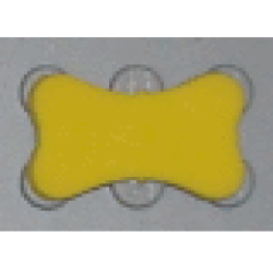 Foam Scala Bone, Small #3150 - Yellow Foam Scala Bone, Small #3150 - Yellow
