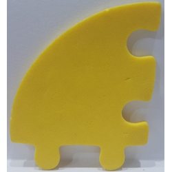 Foam Scala Puzzle Piece 6 x 5 - Yellow