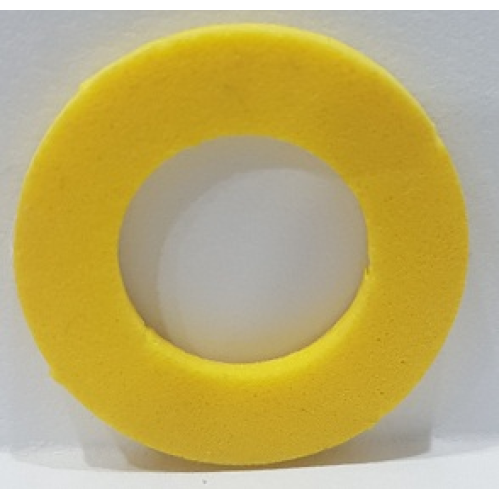 Деталь LEGO bb0913 Foam Scala Ring 3 x 3 Narrow - Yellow