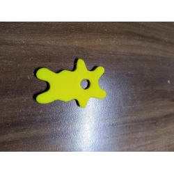Foam Scala Toy 5 x 3 with Hole #3152 - Yellow Foam Scala Toy 5 x 3 with Hole #3152 - Yellow