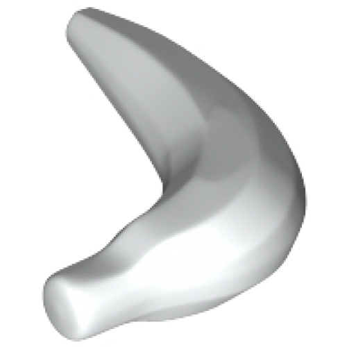 Деталь LEGO 33085 Banana - White