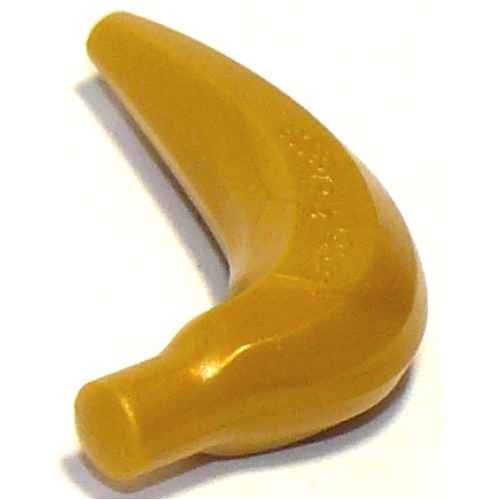Деталь LEGO 33085 Banana - Pearl Gold