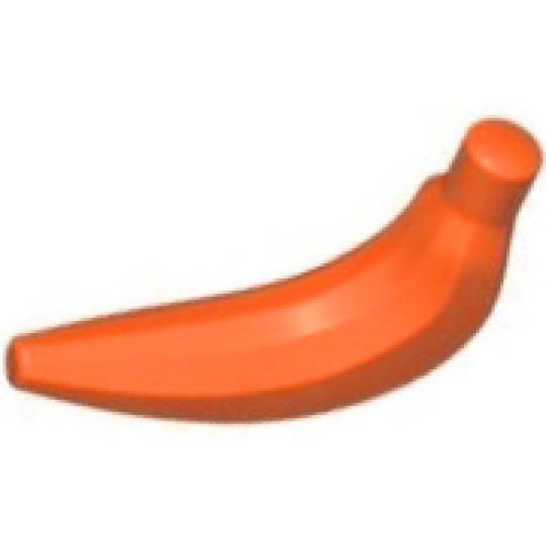 Деталь LEGO 33085 Banana - Reddish Orange