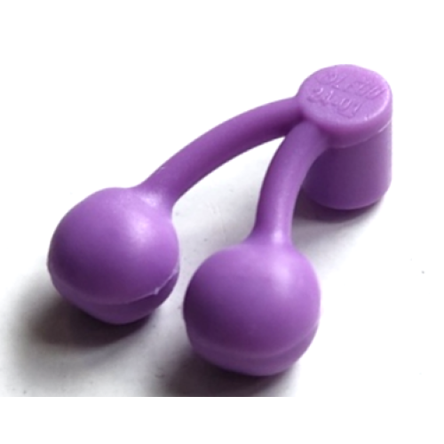 Деталь LEGO 22667 Cherries / Cherry Pair - Medium Lavender