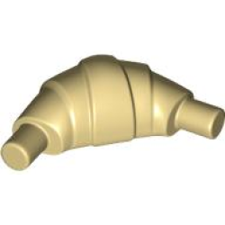 Croissant with Flat Ends - Tan