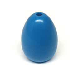 Egg with Small Pin Hole - Dark Azure