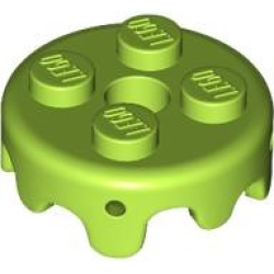 Frosting for 2 x 2 Cake with 4 Small Pin Holes - Lime