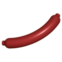 Hot Dog / Sausage - Dark Red