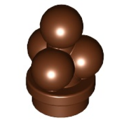 Ice Cream Scoops - Reddish Brown