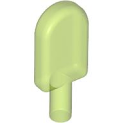 Ice Pop (Freezer / Lollipop / Lolly / Pole / Popsicle / Stick) - Trans-Bright Green