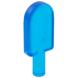 Ice Pop (Freezer / Lollipop / Lolly / Pole / Popsicle / Stick) - Trans-Dark Blue