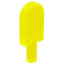 Ice Pop (Freezer / Lollipop / Lolly / Pole / Popsicle / Stick) - Trans-Neon Green