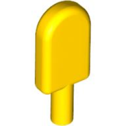 Ice Pop (Freezer / Lollipop / Lolly / Pole / Popsicle / Stick) - Yellow