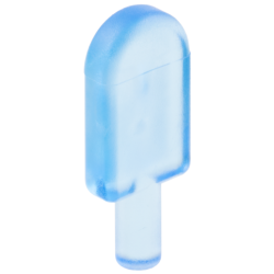 Ice Pop (Freezer / Lollipop / Lolly / Pole / Popsicle / Stick) - Trans-Medium Blue