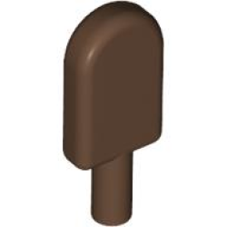 Ice Pop (Freezer / Lollipop / Lolly / Pole / Popsicle / Stick) - Brown