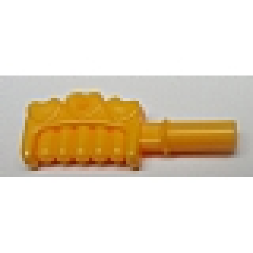 Деталь LEGO 93080d Friends Accessories Comb with Handle and 3 Hearts - Bright Light Orange
