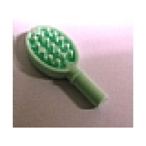 Деталь LEGO 93080a Friends Accessories Hairbrush with Heart on Reverse - Light Aqua