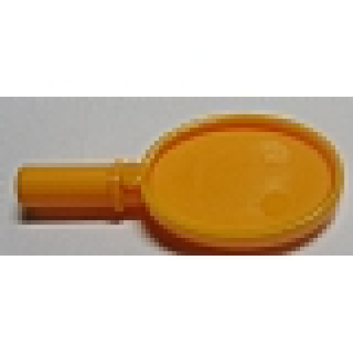 Деталь LEGO 93080b Friends Accessories Hand Mirror with Heart on Reverse - Bright Light Orange