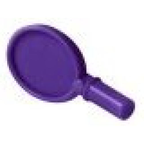 Деталь LEGO 93080b Friends Accessories Hand Mirror with Heart on Reverse - Dark Purple