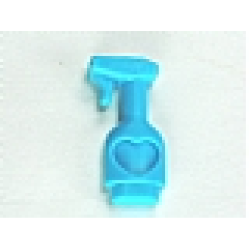 Деталь LEGO 92355b Friends Accessories Spray Bottle with Heart - Medium Azure