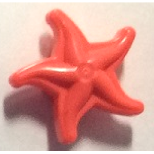 Деталь LEGO 49595e Friends Accessories Starfish / Sea Star - Coral