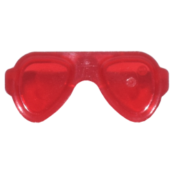 Friends Accessories Sunglasses / Glasses with Small Pin - Trans-Red