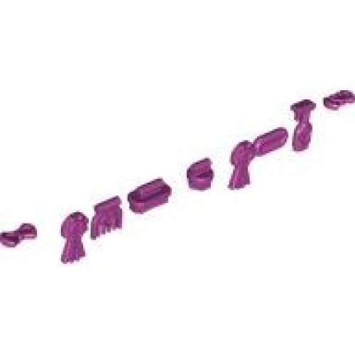 Деталь LEGO 92355 Friends Accessories, Animal Show and Grooming Supplies, 16 in Bag (Multipack) - Magenta