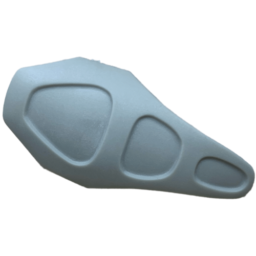 Деталь LEGO 42670 Galidor Accessory Shield with 3 Hollows - Light Gray