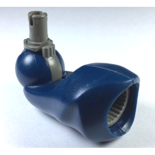 Деталь LEGO 41233 Galidor Limb Arm Nick, Top Section with Dark Gray Rotation Joint Pin - Dark Blue