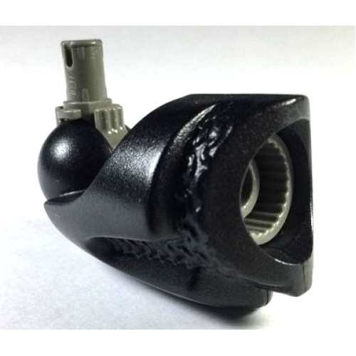 Деталь LEGO gal79 Galidor Limb Arm/Leg Tager, Top Section with Dark Gray Rotation Joint Pin - Black