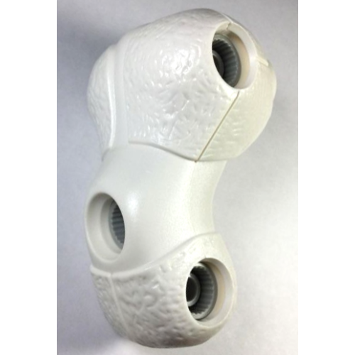 Деталь LEGO 42665 Galidor Torso Nepol - White