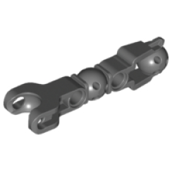 Hero Factory Arm / Leg with Ball Joint and Ball Socket and 2 Pin Holes - Dark Bluish Gray Hero Factory Arm / Leg with Ball Joint and Ball Socket and 2 Pin Holes - Dark Bluish Gray