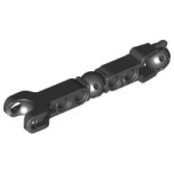 Hero Factory Arm / Leg with Ball Joint and Ball Socket and 4 Pin Holes - Black Hero Factory Arm / Leg with Ball Joint and Ball Socket and 4 Pin Holes - Black