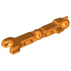 Hero Factory Arm / Leg with Ball Joint and Ball Socket and 4 Pin Holes - Orange Hero Factory Arm / Leg with Ball Joint and Ball Socket and 4 Pin Holes - Orange