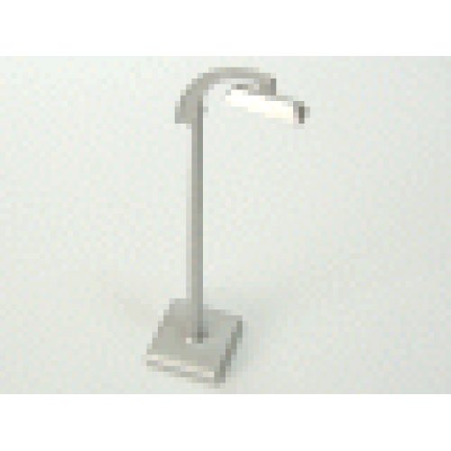 Деталь LEGO 723a HO Scale, Accessory Lamp Post with Curved Top and 2 x 2 Base (UK issue only) - Metallic Silver