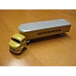 HO Scale, Mercedes Refrigerated Truck (Interfrigo, Single Axle) - Yellow