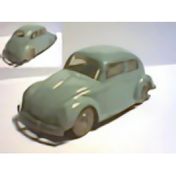 HO Scale, VW Beetle (56mm Long) - Sand Green HO Scale, VW Beetle (56mm Long) - Sand Green