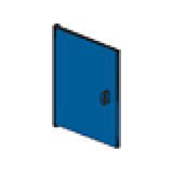 Homemaker Cupboard Door 4 x 4 - Blue